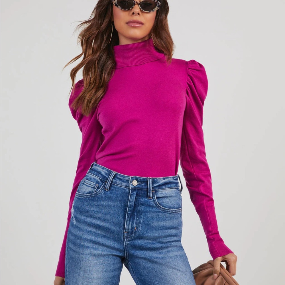 Generation Love Fuchsia Knit Top